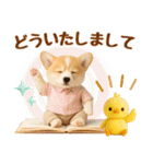 ラフな敬語の癒しコーギー（個別スタンプ：12）