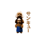 動く！ハゲプードル（個別スタンプ：10）