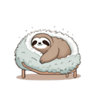 布団ナマケモノ（個別スタンプ：3）
