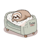 布団ナマケモノ（個別スタンプ：4）