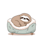 布団ナマケモノ（個別スタンプ：18）