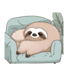 布団ナマケモノ（個別スタンプ：34）