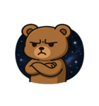 クマと宇宙の大冒険@SFW（個別スタンプ：2）