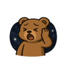 クマと宇宙の大冒険@SFW（個別スタンプ：4）