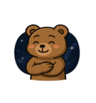 クマと宇宙の大冒険@SFW（個別スタンプ：5）