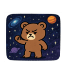 クマと宇宙の大冒険@SFW（個別スタンプ：7）