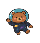 クマと宇宙の大冒険@SFW（個別スタンプ：9）