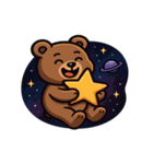 クマと宇宙の大冒険@SFW（個別スタンプ：11）