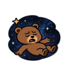 クマと宇宙の大冒険@SFW（個別スタンプ：14）