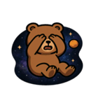 クマと宇宙の大冒険@SFW（個別スタンプ：15）