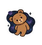 クマと宇宙の大冒険@SFW（個別スタンプ：21）