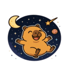カピバラと宇宙の夢@SFW（個別スタンプ：2）