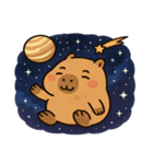 カピバラと宇宙の夢@SFW（個別スタンプ：6）