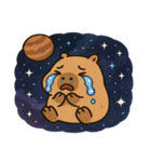 カピバラと宇宙の夢@SFW（個別スタンプ：7）