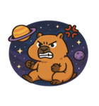 カピバラと宇宙の夢@SFW（個別スタンプ：10）