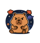 カピバラと宇宙の夢@SFW（個別スタンプ：12）