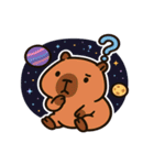 カピバラと宇宙の夢@SFW（個別スタンプ：13）