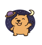 カピバラと宇宙の夢@SFW（個別スタンプ：15）