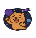 カピバラと宇宙の夢@SFW（個別スタンプ：17）