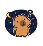 カピバラと宇宙の夢@SFW（個別スタンプ：19）