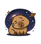カピバラと宇宙の夢@SFW（個別スタンプ：20）