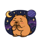 カピバラと宇宙の夢@SFW（個別スタンプ：21）
