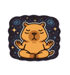 カピバラと宇宙の夢@SFW（個別スタンプ：24）