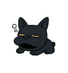 クールすぎる黒犬スタンプ その1（個別スタンプ：10）
