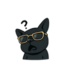 クールすぎる黒犬スタンプ その1（個別スタンプ：14）