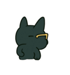 クールすぎる黒犬スタンプ その1（個別スタンプ：20）