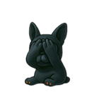 クールすぎる黒犬スタンプ その1（個別スタンプ：40）