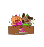 (うごかない)かぎしっぽすたんぷ（個別スタンプ：2）
