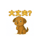 可愛らしいヨークシャテリアのスタンプ（個別スタンプ：24）