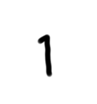 ひらがな数字スタンプ（個別スタンプ：31）