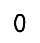 ひらがな数字スタンプ（個別スタンプ：40）