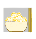 絵を描こう ランチは何にしよう（個別スタンプ：3）