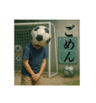 サッカー馬鹿の平凡な日常（個別スタンプ：4）