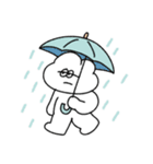 表情豊かな無気力動物（うさぎ）（個別スタンプ：6）