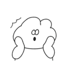 表情豊かな無気力動物（うさぎ）（個別スタンプ：10）
