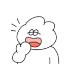 表情豊かな無気力動物（うさぎ）（個別スタンプ：12）