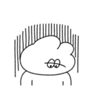 表情豊かな無気力動物（うさぎ）（個別スタンプ：21）