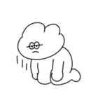 表情豊かな無気力動物（うさぎ）（個別スタンプ：22）