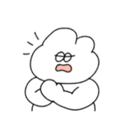表情豊かな無気力動物（うさぎ）（個別スタンプ：31）