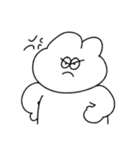 表情豊かな無気力動物（うさぎ）（個別スタンプ：32）
