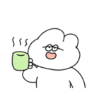 表情豊かな無気力動物（うさぎ）（個別スタンプ：35）