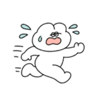 表情豊かな無気力動物（うさぎ）（個別スタンプ：37）