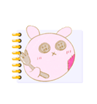 パッチワークうさぎの「うさっち」（個別スタンプ：3）