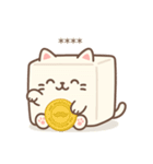 豆腐猫 - 自由に書いてスタンプ（個別スタンプ：7）