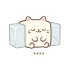 豆腐猫 - 自由に書いてスタンプ（個別スタンプ：18）