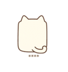 豆腐猫 - 自由に書いてスタンプ（個別スタンプ：31）